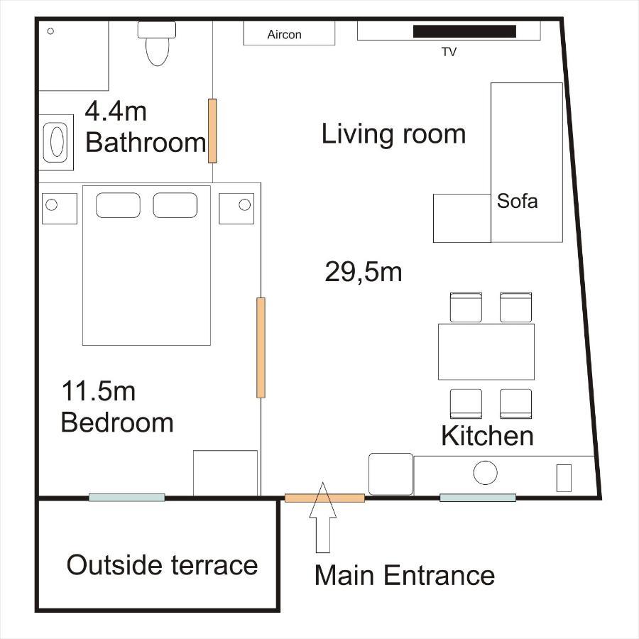 Apartment โมโตวุน ภายนอก รูปภาพ